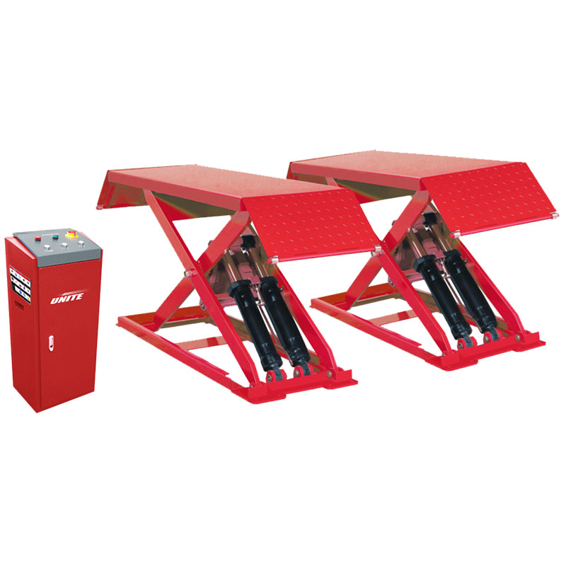 Electric scissor jack hoists car lifts portable scissors lift small mobile mid rise car scissor lift