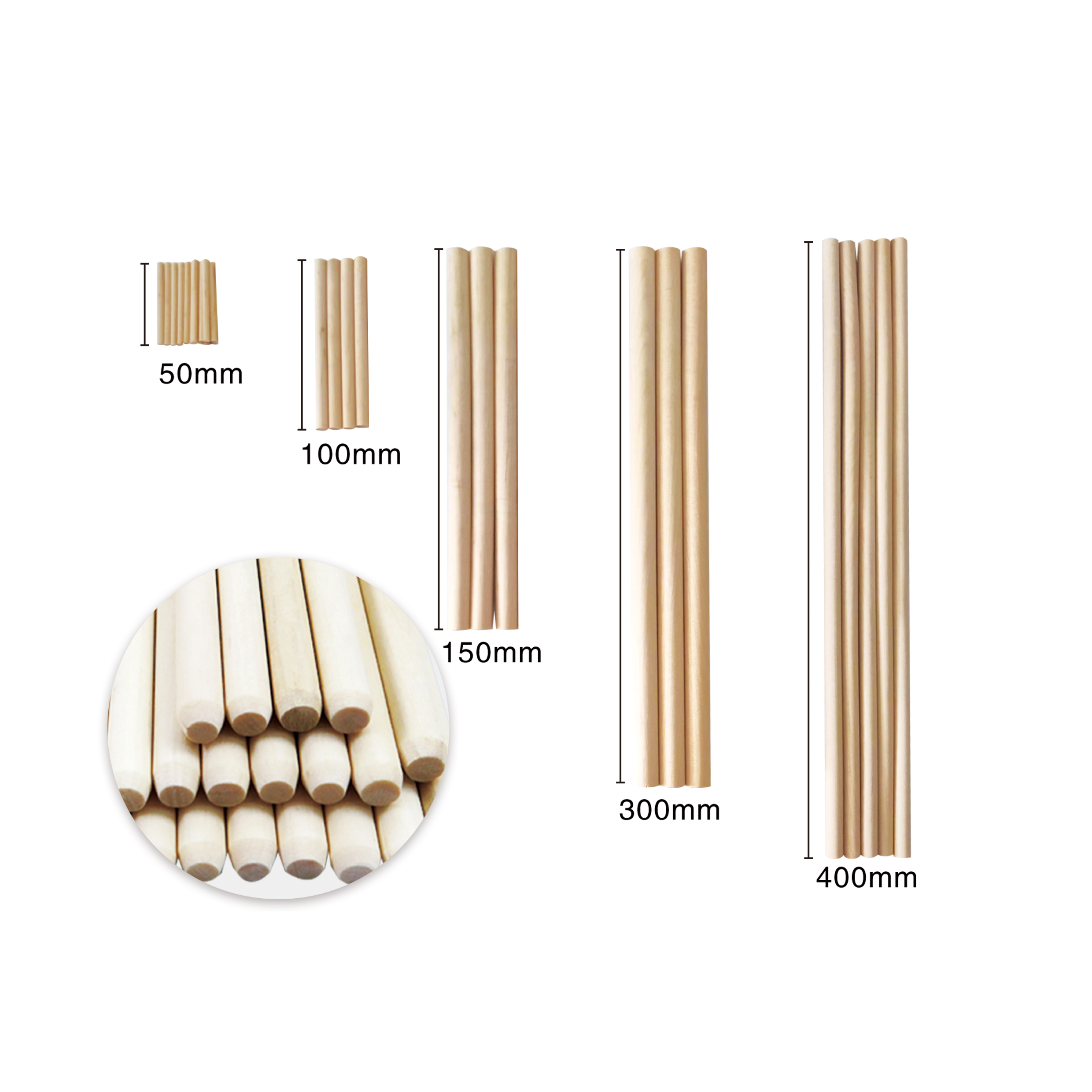 colored craft stick