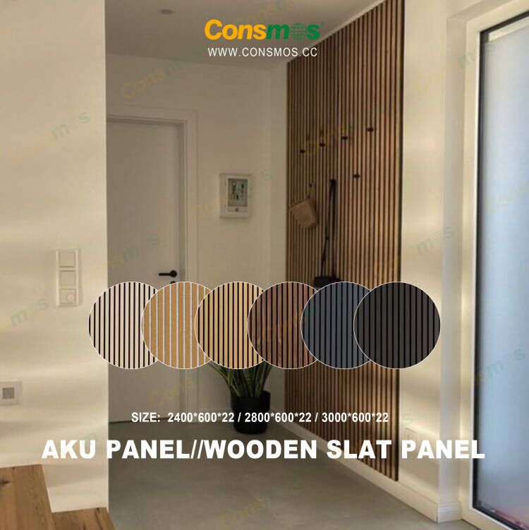 Wooden Slat Acoustic Panel Wooden Slat Panel 600*22*2400mm