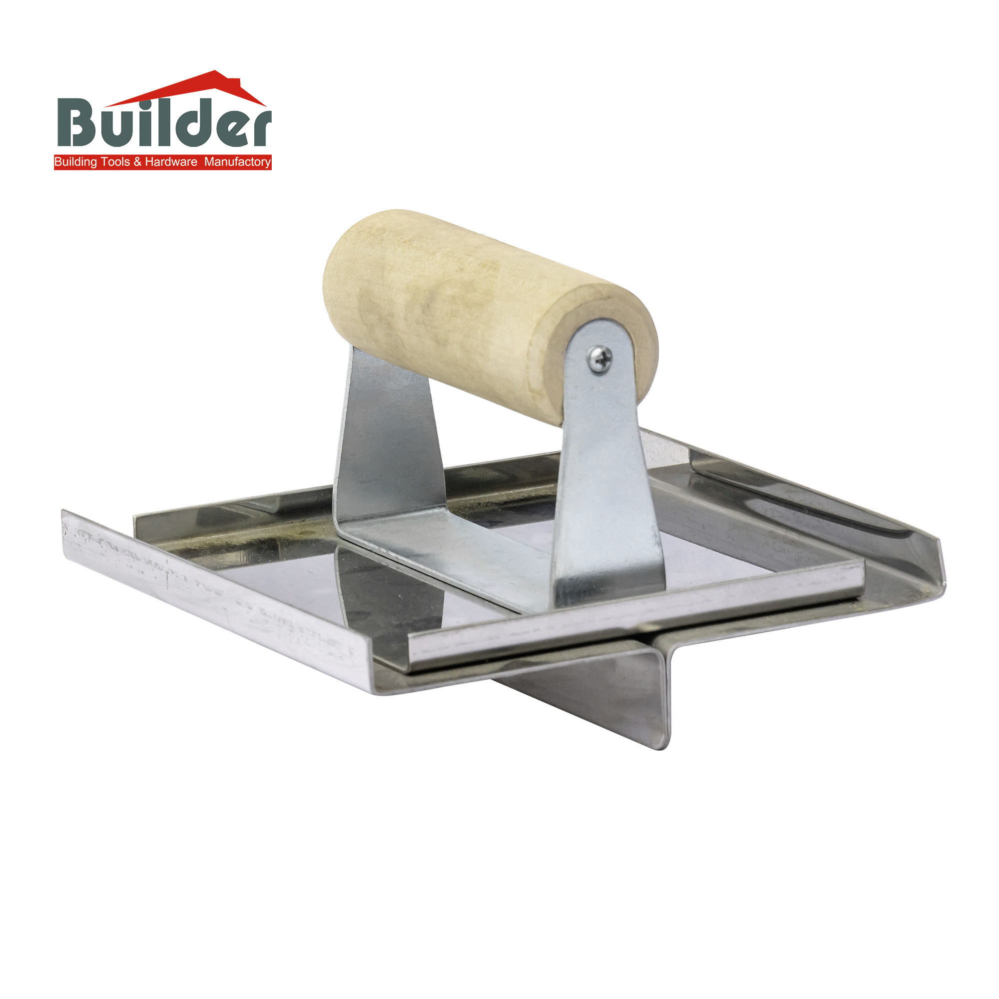 BUILDER Stainless Steel Concrete Hand Groover for Concrete Surface Finishing