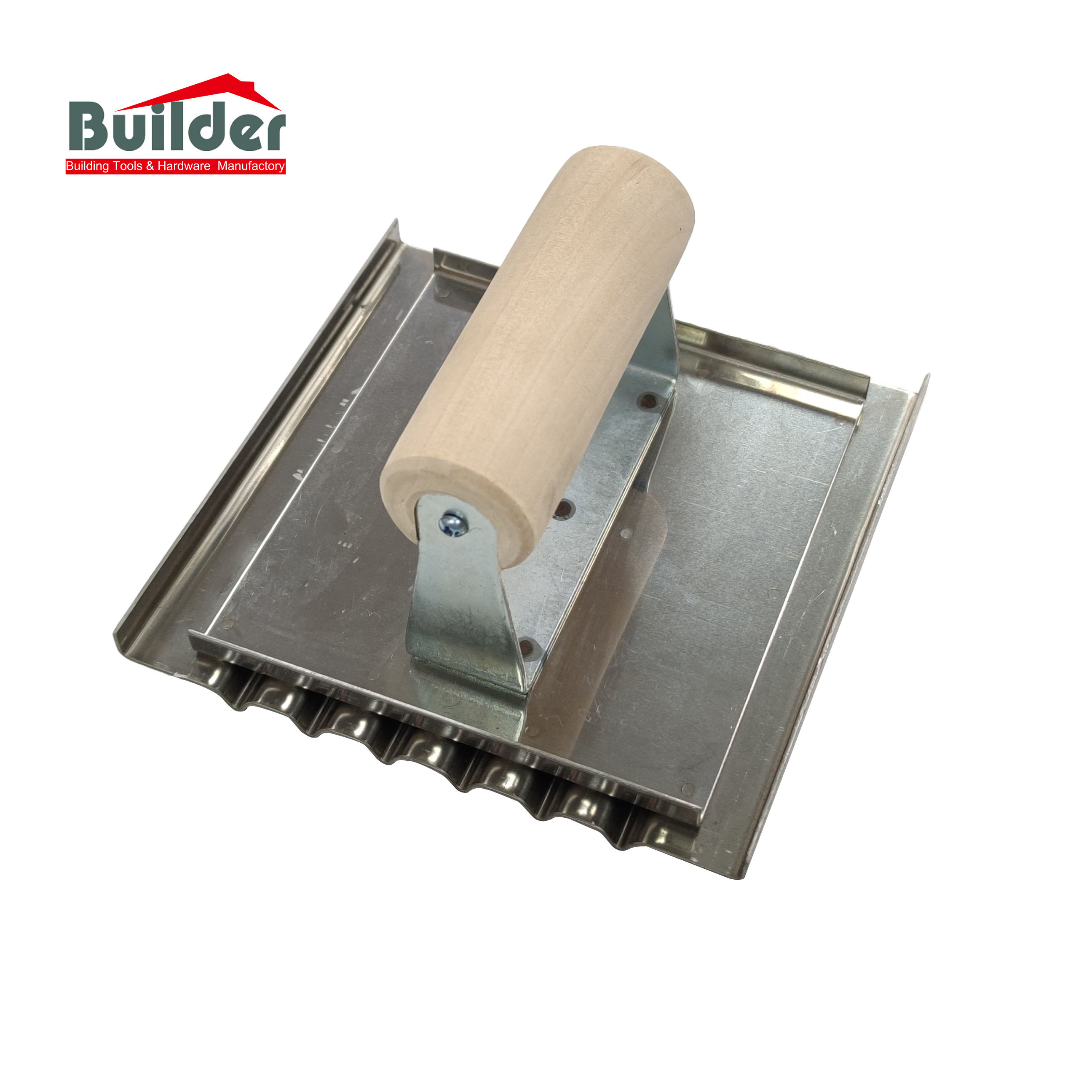 BUILDER Concrete Tool Safety Step Groover Concrete Hand Groover With Wood Handle