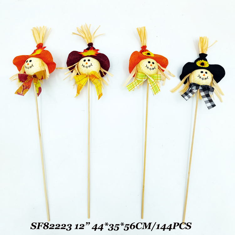 Fantastic Fall Decorative Scarecrow Picks for Garden