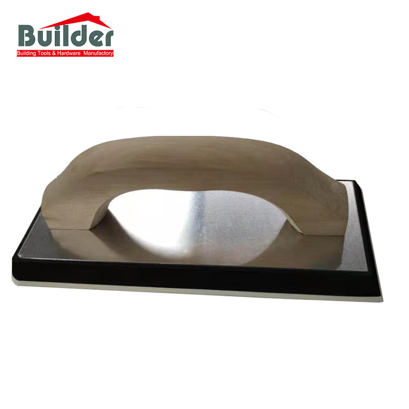 BUILDER Wood Handle Tile Grout Tool Flooring Tools Rubber Tile Grout Float