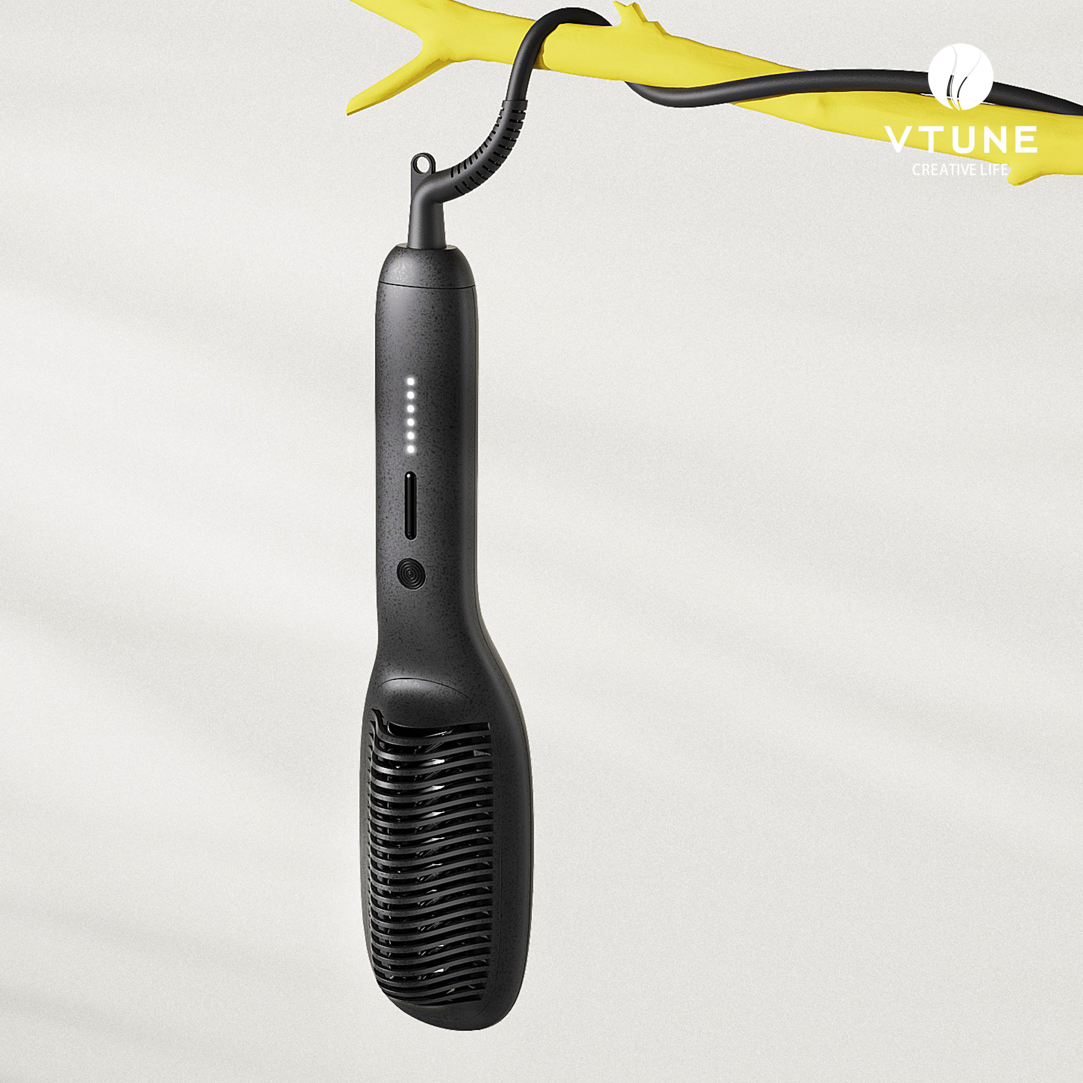 hair straightener comb with 6 heat settings
