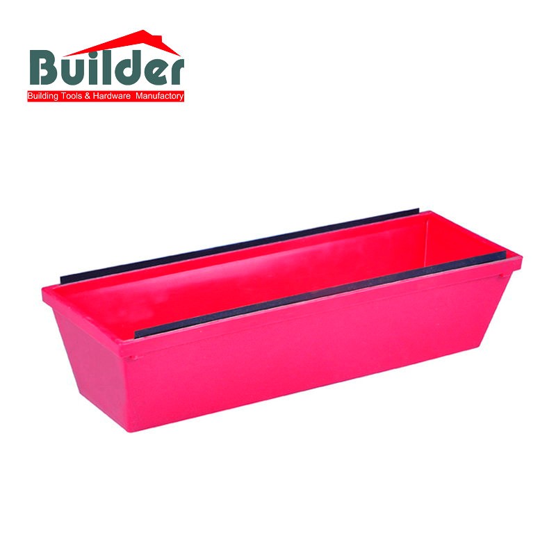 BUILDER 12-inch Drywall Tools Plastic Mud Pan With Double Bladed