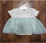 Floral khaki gauze skirt