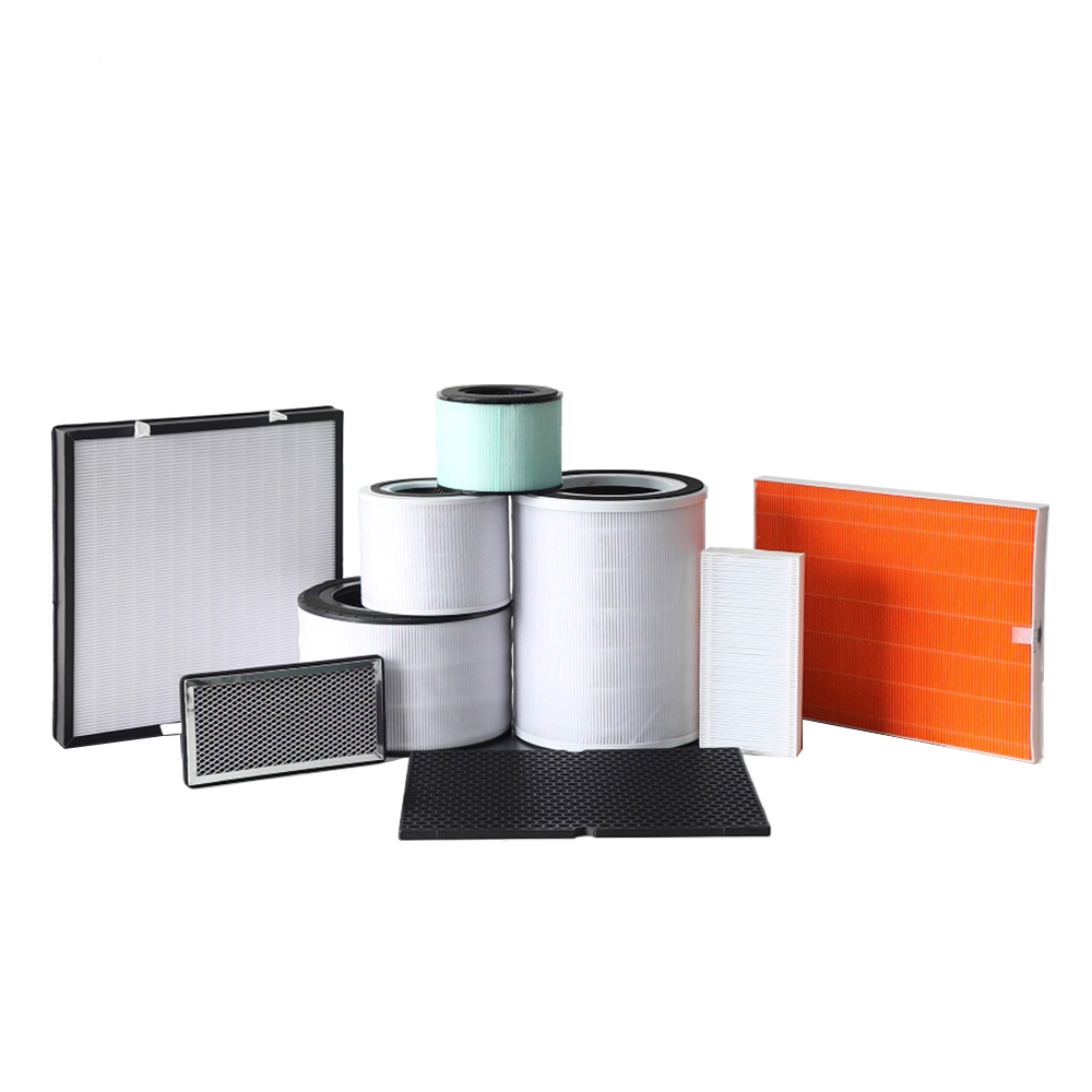 Air purifier filter element, air purifier parts