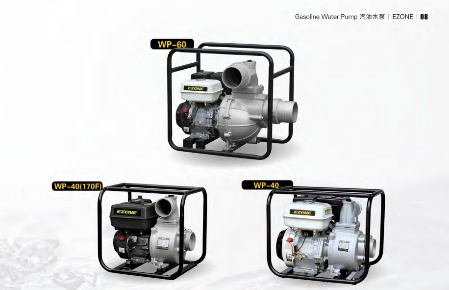 Gasoline engine water pump
