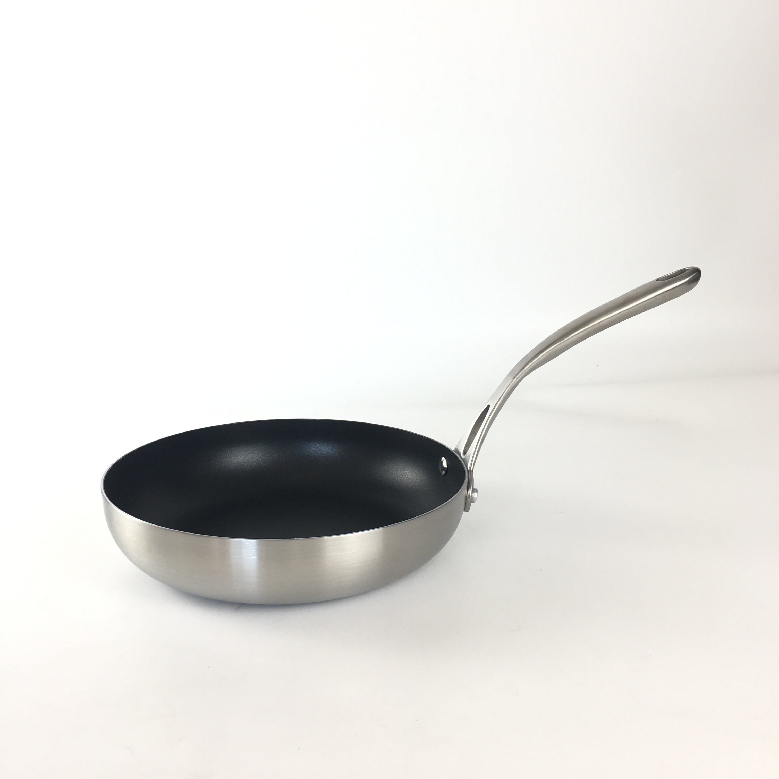 Tri-ply steel frypan frypan frypan frypan frypan