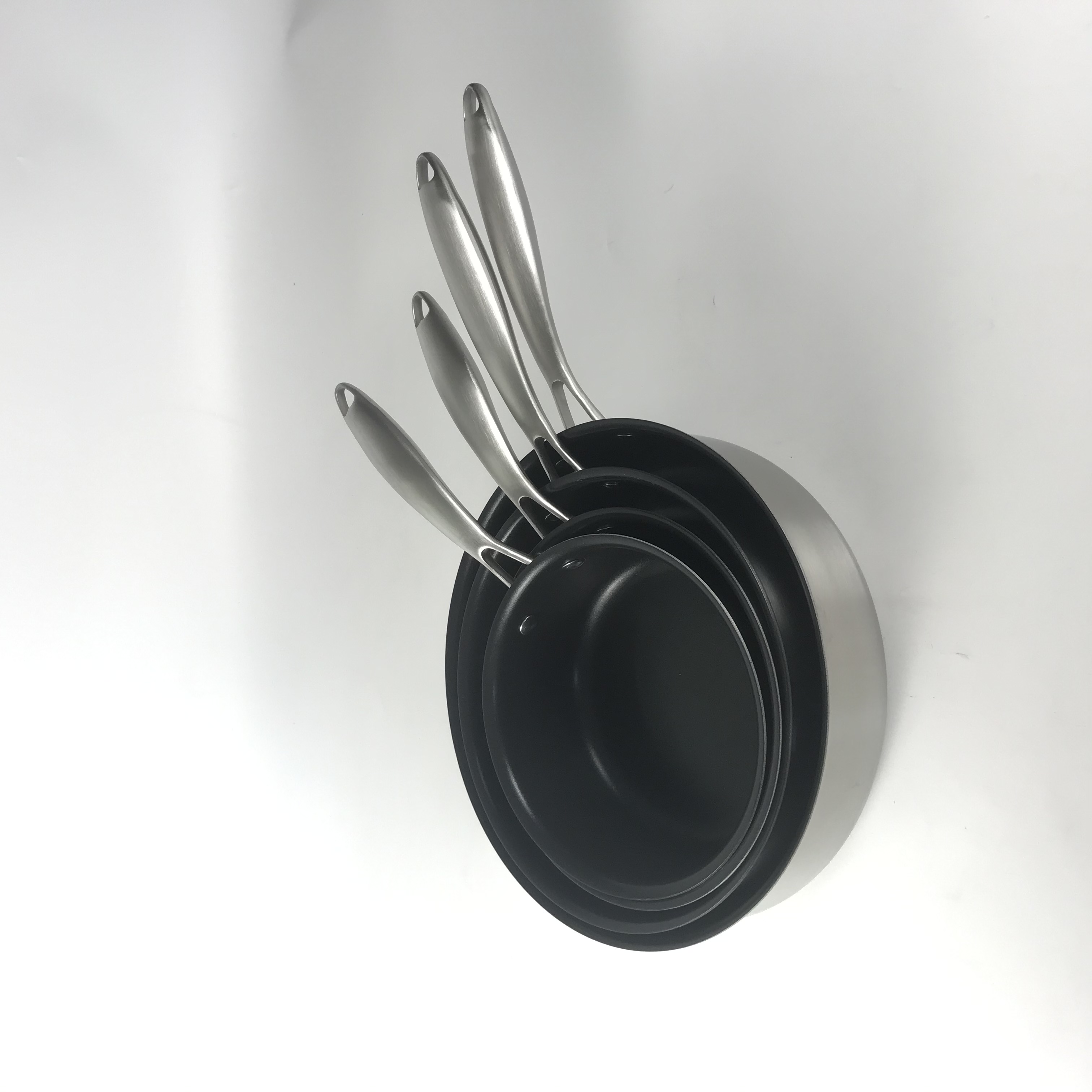 Tri-ply steel frypan frypan frypan frypan frypan