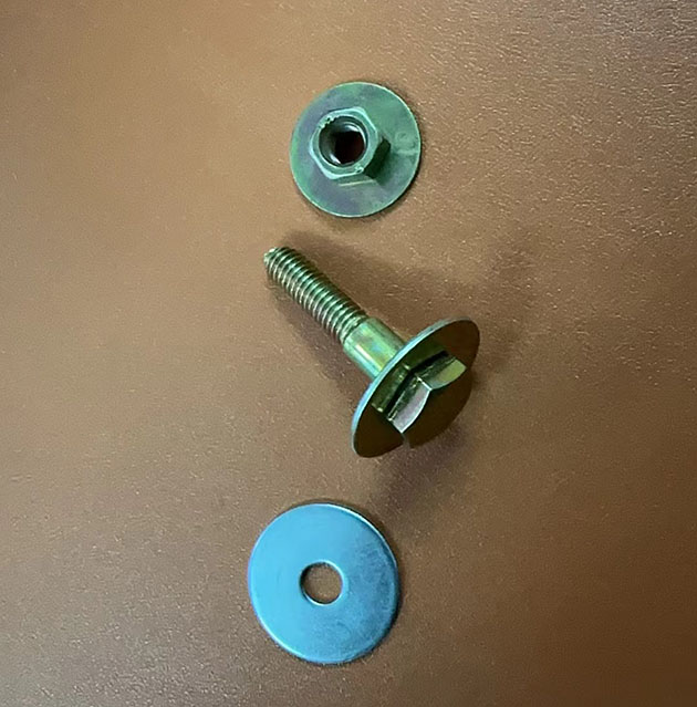 Screw nuts and washer