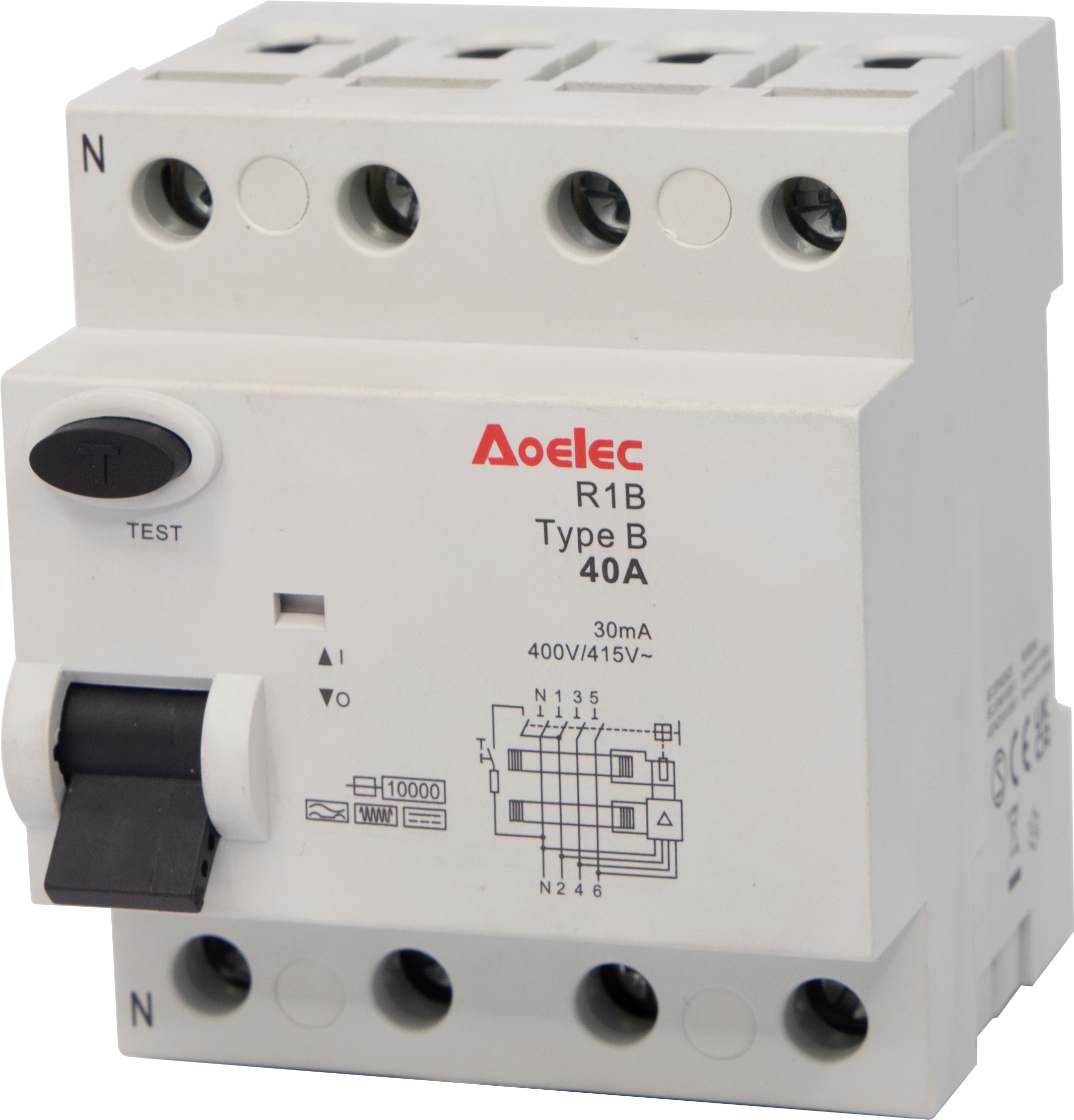 Type B Residual Current Circuit Breaker RCCB