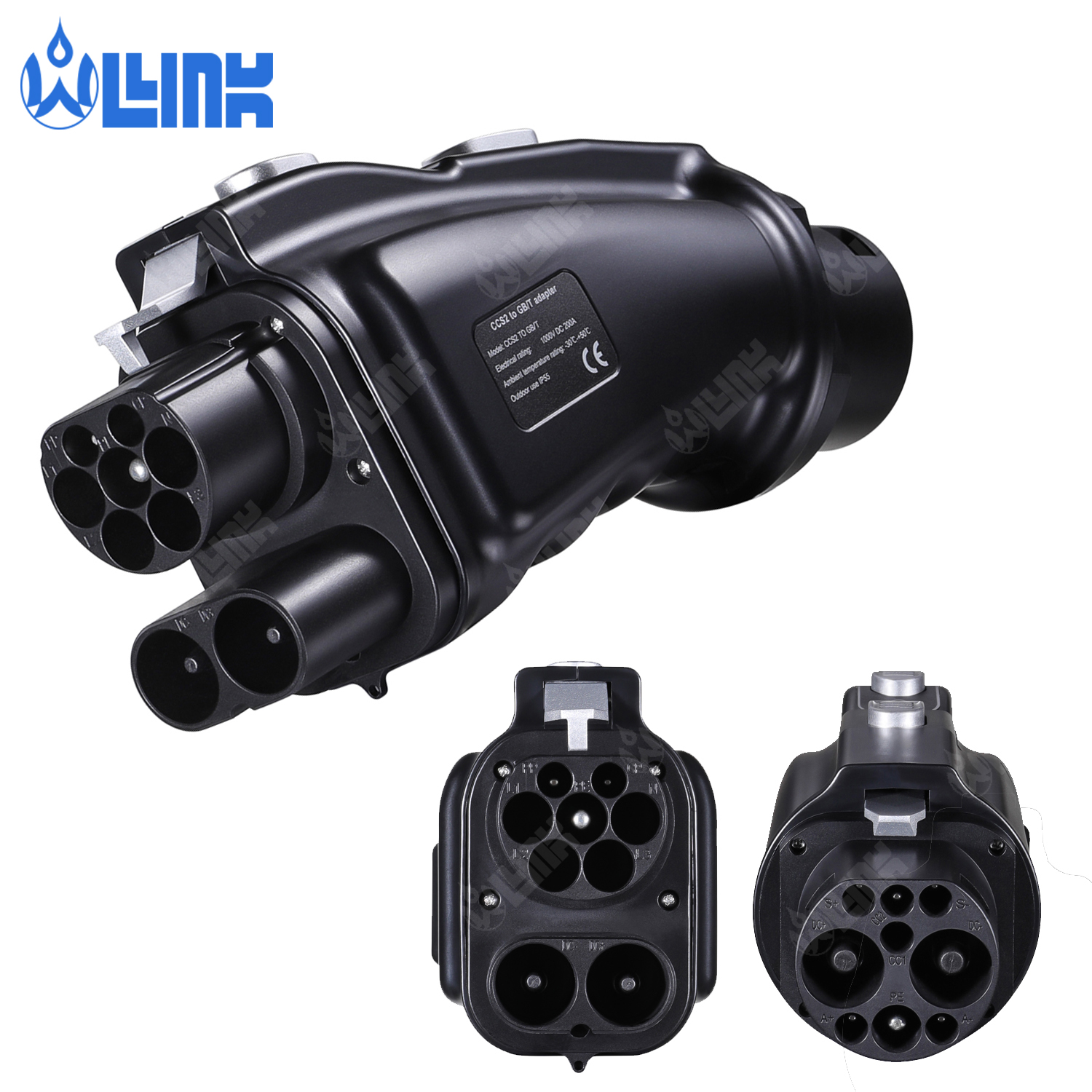 Electric Vehicle 250A Ccs2 To Gb/t Adapter Dc Combo Car Adapter Ccs2 To Gbt Adapter