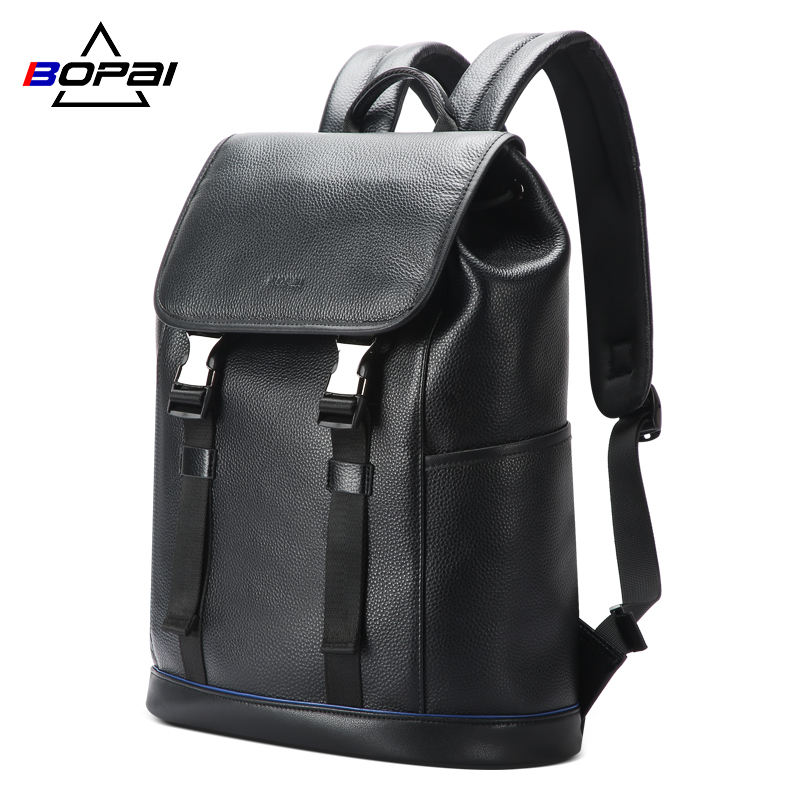 BOPAI custom business laptop backpack men black