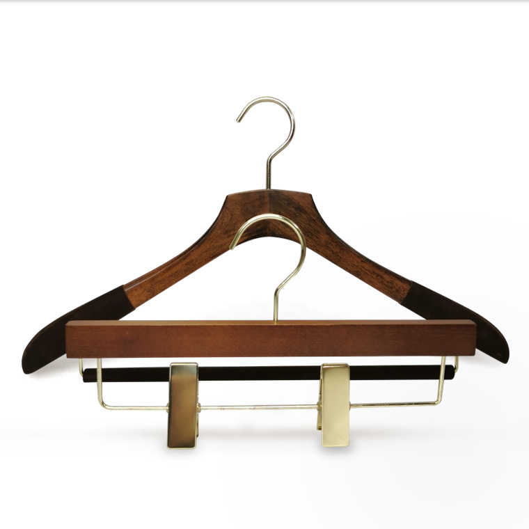 Luxury solid wood clothes rack