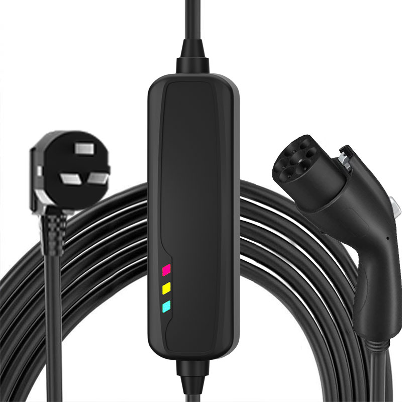 32A new energy gbt standard portable charger with car charging