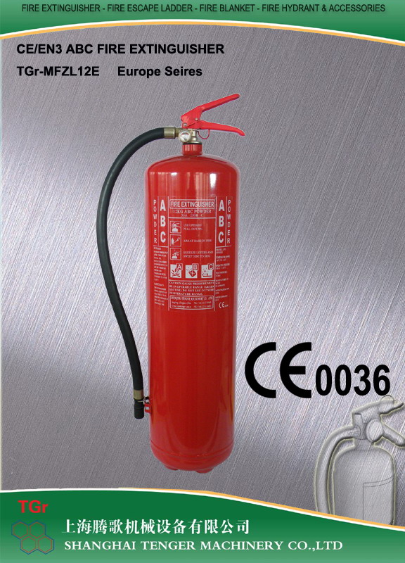 12kg CE Powder Fire Extinguisher