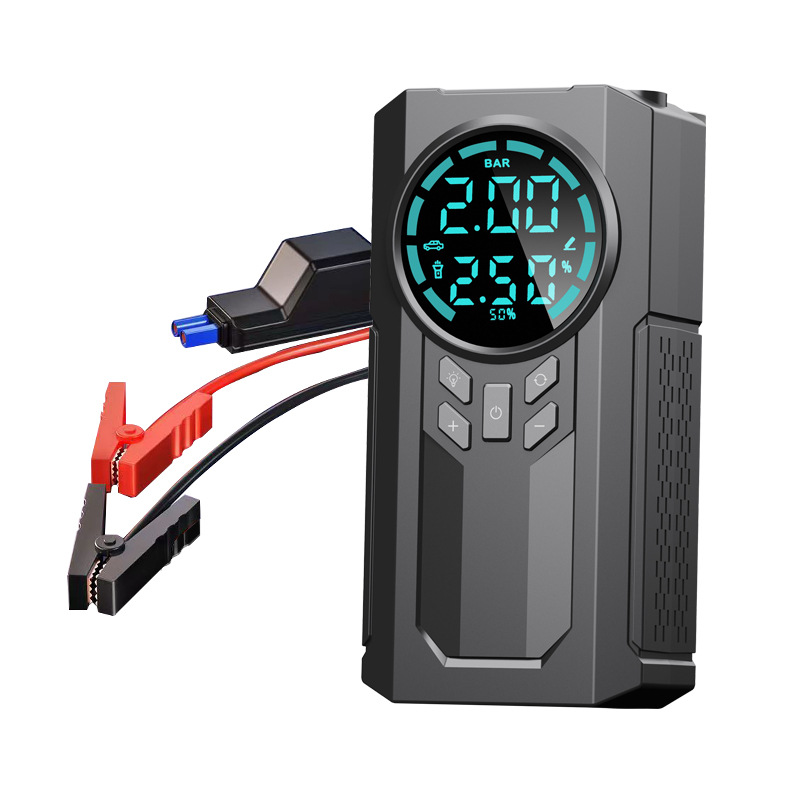 4 in 1 multi-function jump starter,Air Compressor Tire Inflator ,SOS light