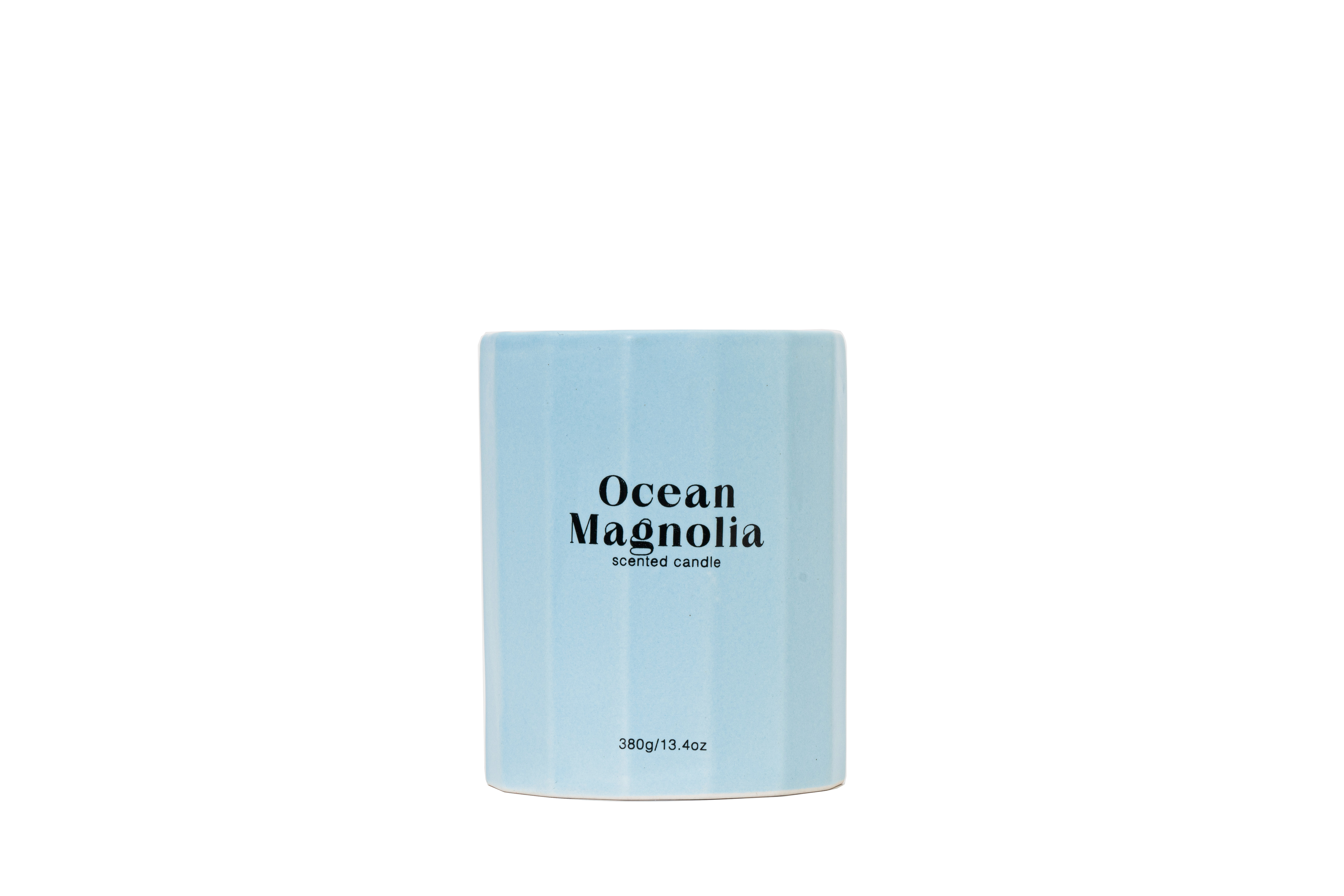 Colorful Wooden Wick Scented Candle in Ceramic Jar Hot Selling