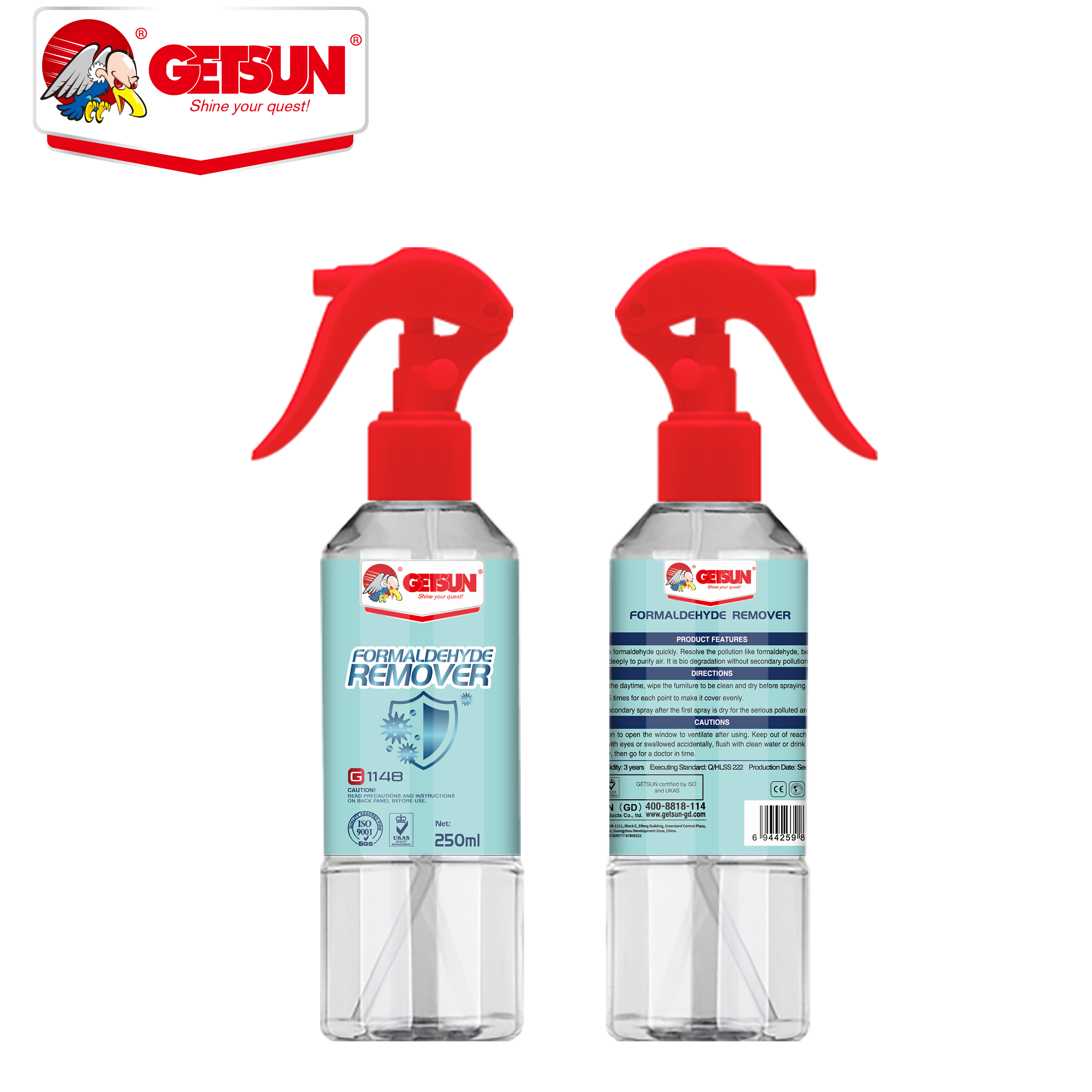 Getsun Formaldehyde Cleaner