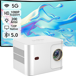 HTP H89 720P 1080P 4K support portable Home Theater Electronic Focus video projector