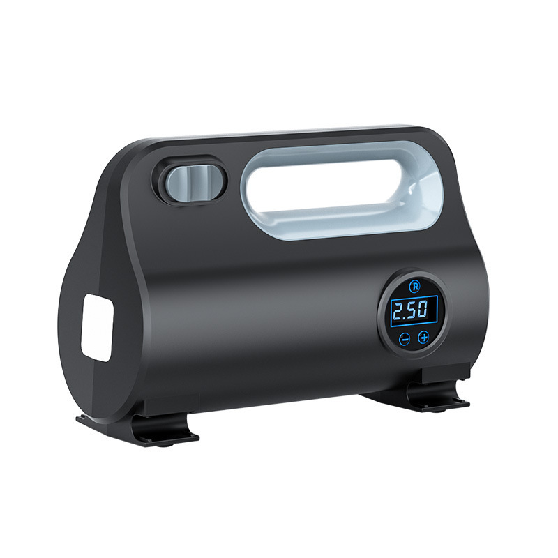 Portable Tire Inflator for Car, Motorcycle , Cordless Air Compressor Pump W/ Digital Screen and LED