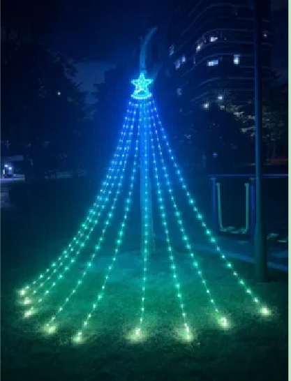 Outdoor/ Indoor Holiday Curtain String Light