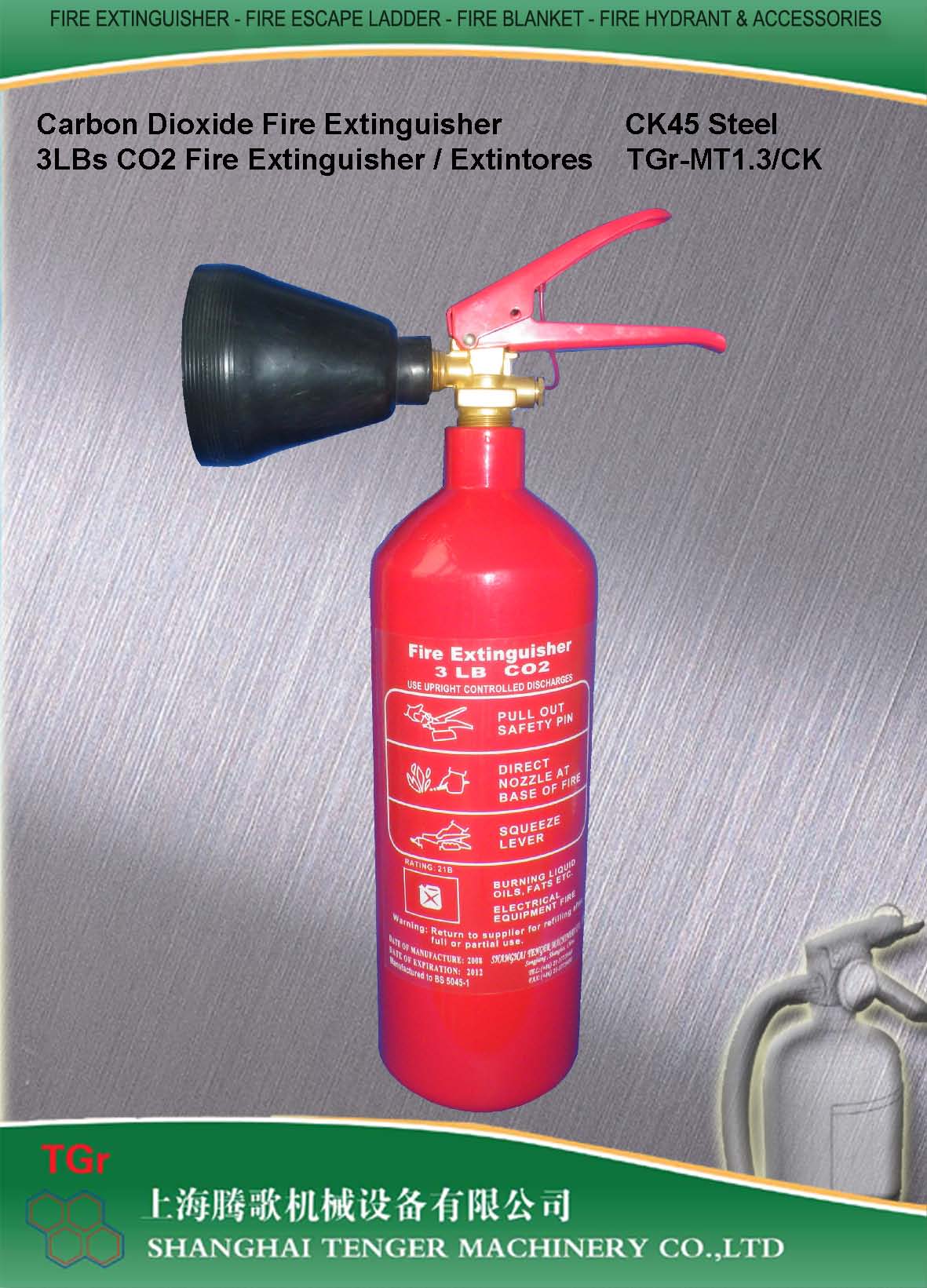 CO2 fire extinguisher