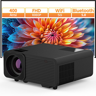 Amazon Best-Selling Thunderstorm Projector Q6 HD 1080p Smart Portable Home Theater Projector