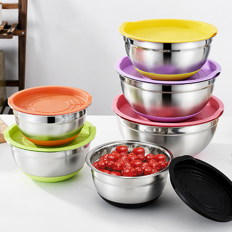 JJY stainless steel decorative salad bowls high quality