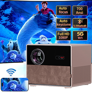 HTP H98 New Design Auto Focus Android Smart LED video projector home theater LCD projector