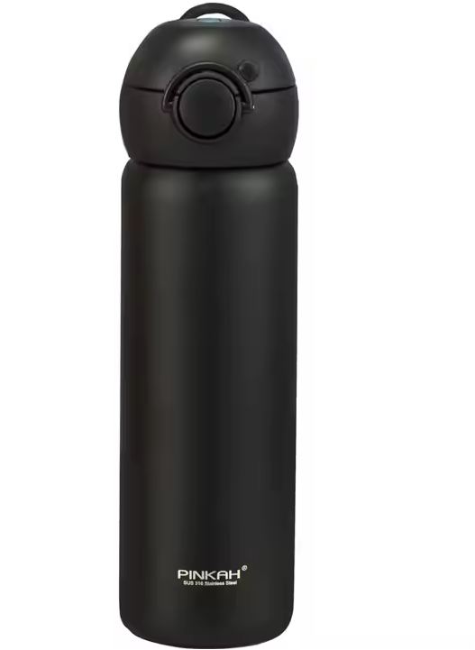One-key Vacuum Straw Bottle