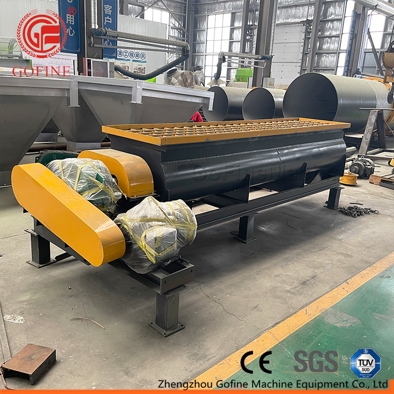 Gofine horizontal mixing equipment with compost mixer turner machine