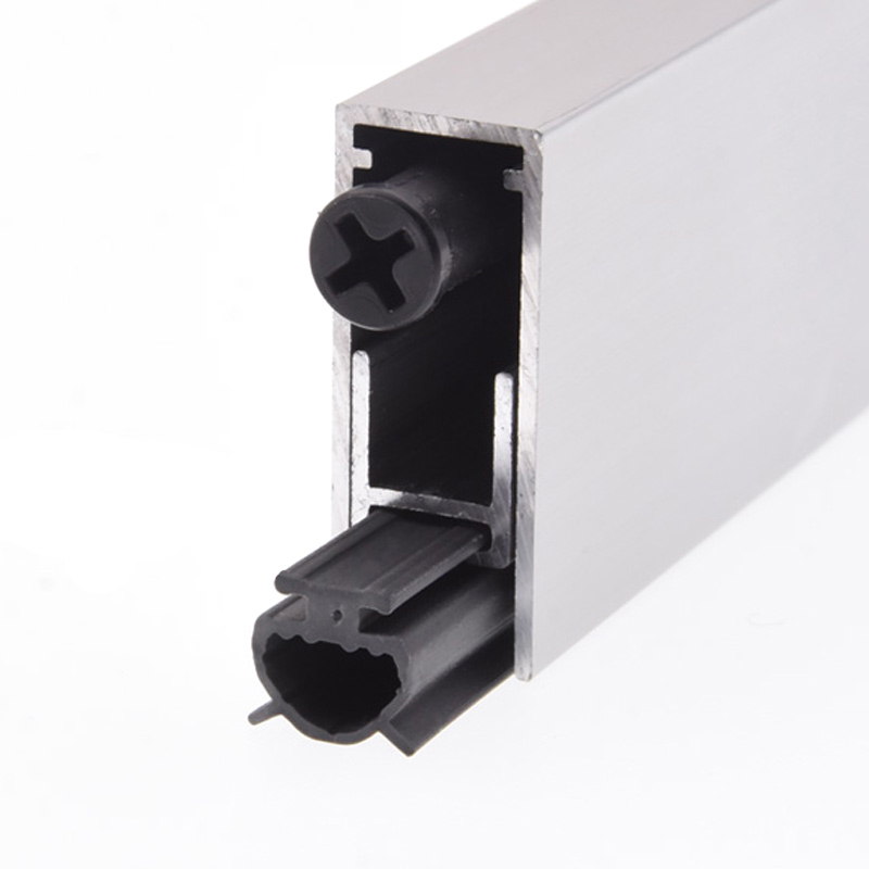 Automatic door bottom aluminum alloy sealing strip