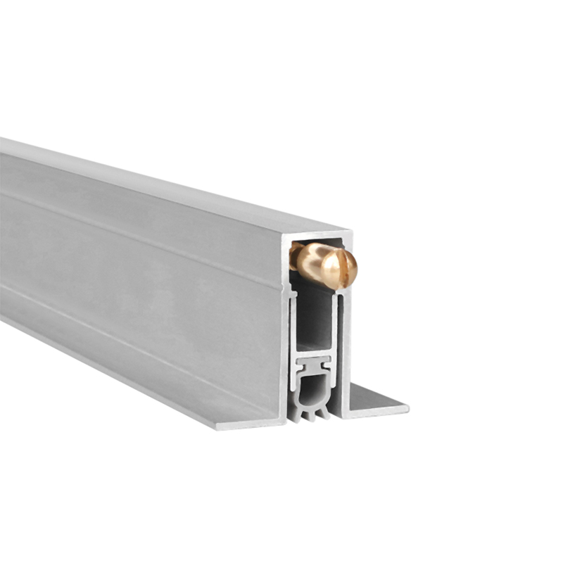 Automatic door bottom aluminum alloy sealing strip
