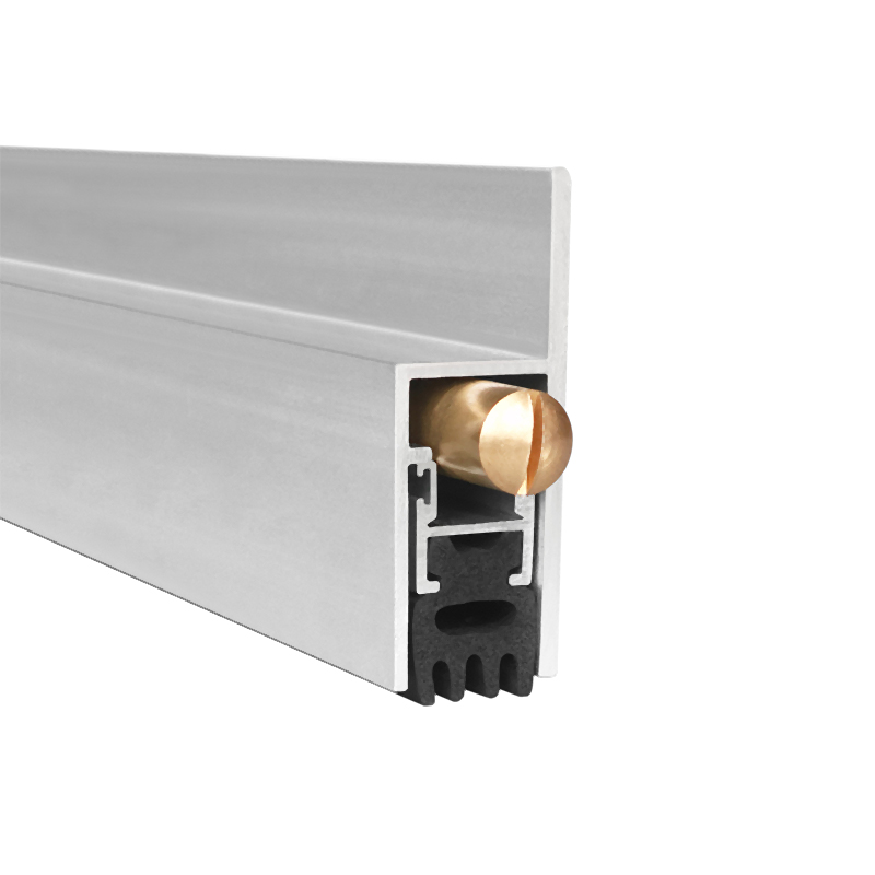 Automatic door bottom aluminum alloy sealing strip