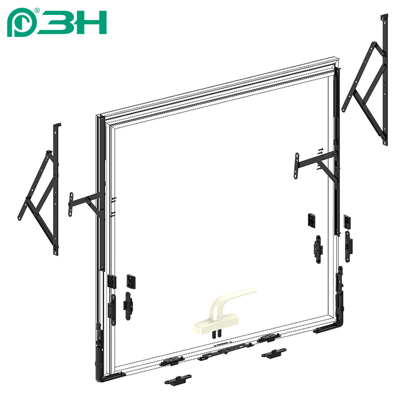 Curtain wall Automatic Awning Window System MQS03
