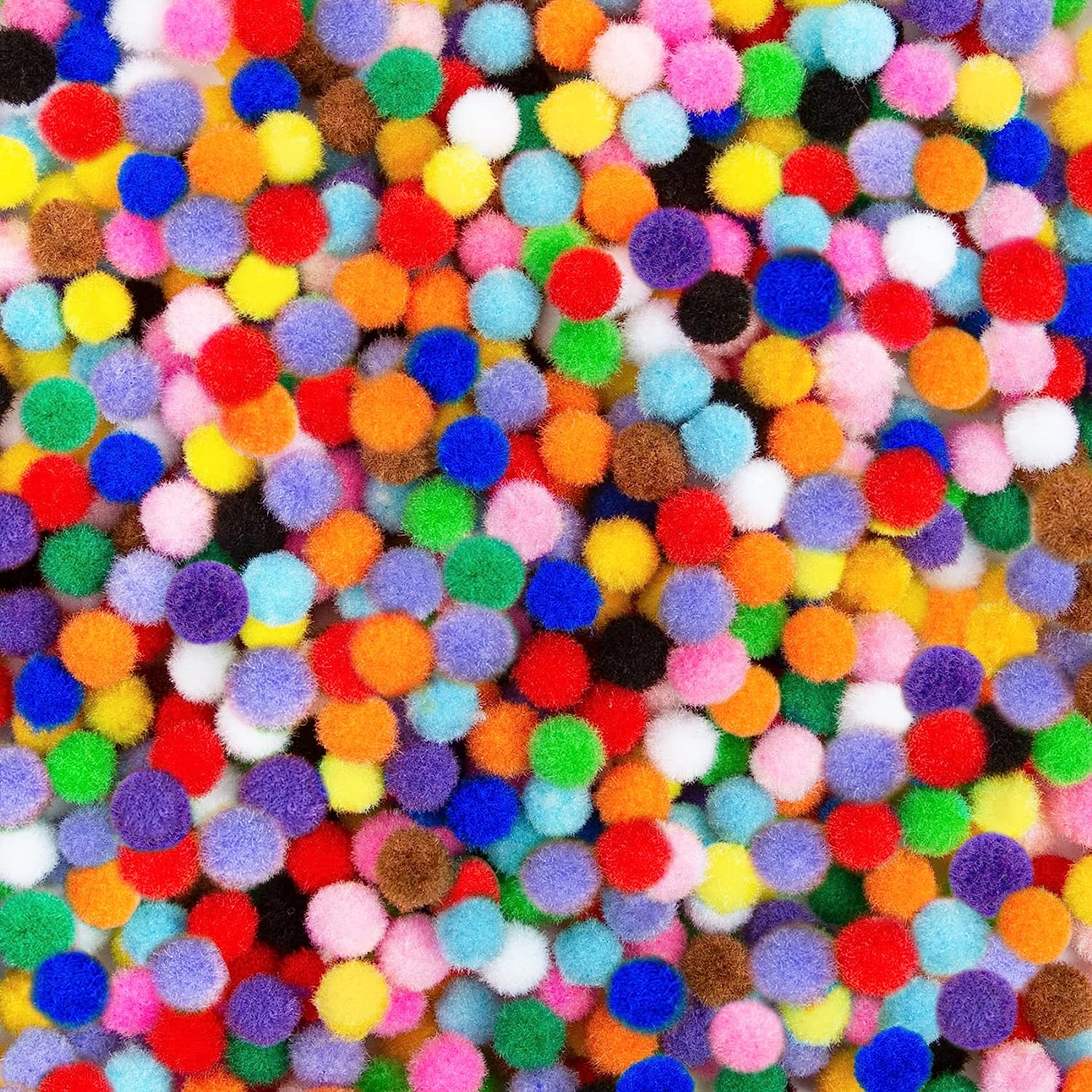 Multicolor Arts and Crafts Pom Poms Balls for Kids DIY Art Creative Crafts