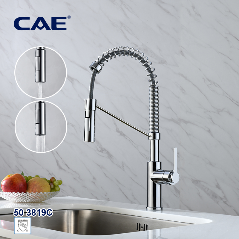 CAE Single-lever pull-down kitchen faucet 50 3819C