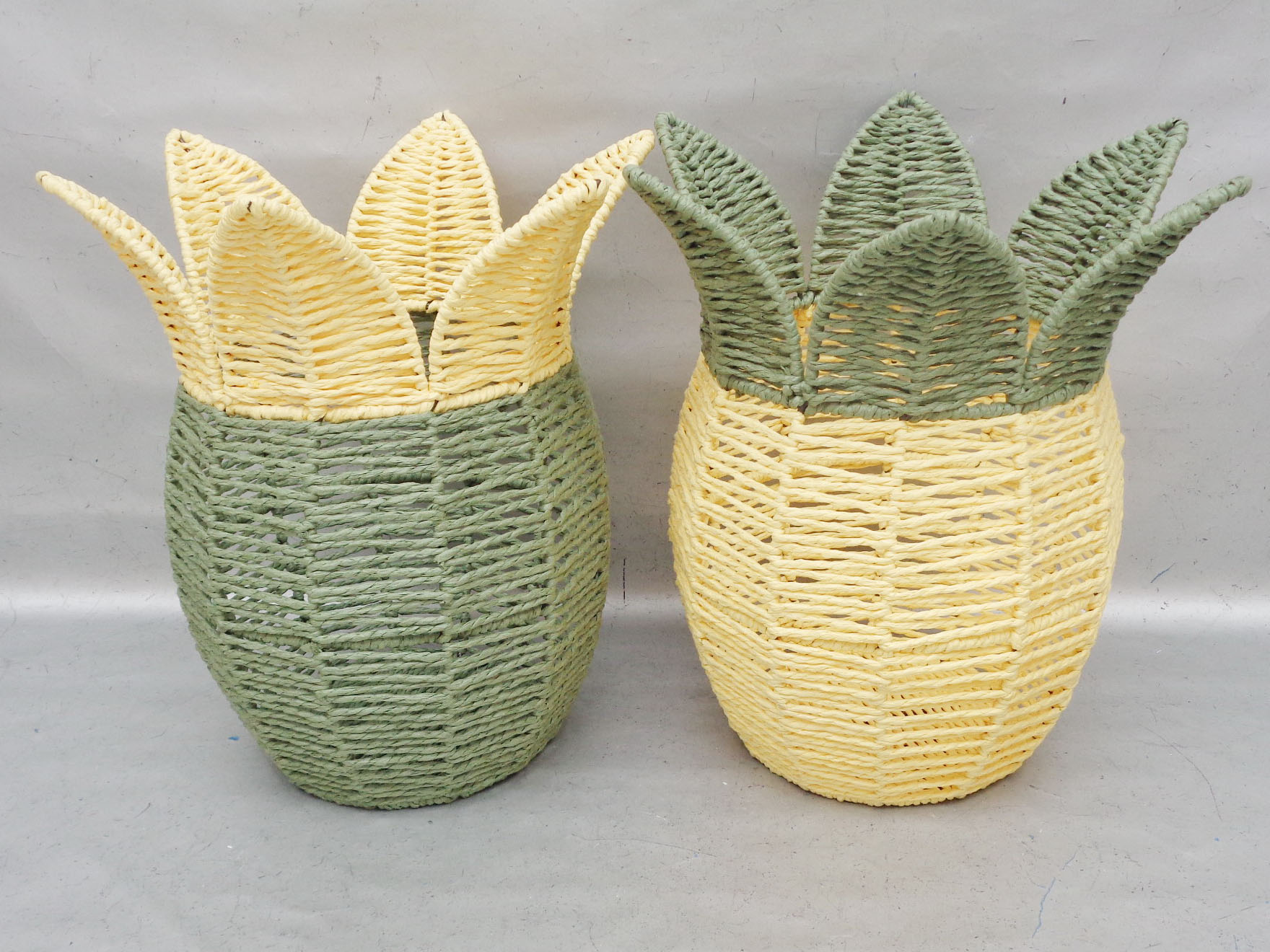 Pineapple shaped storage basket