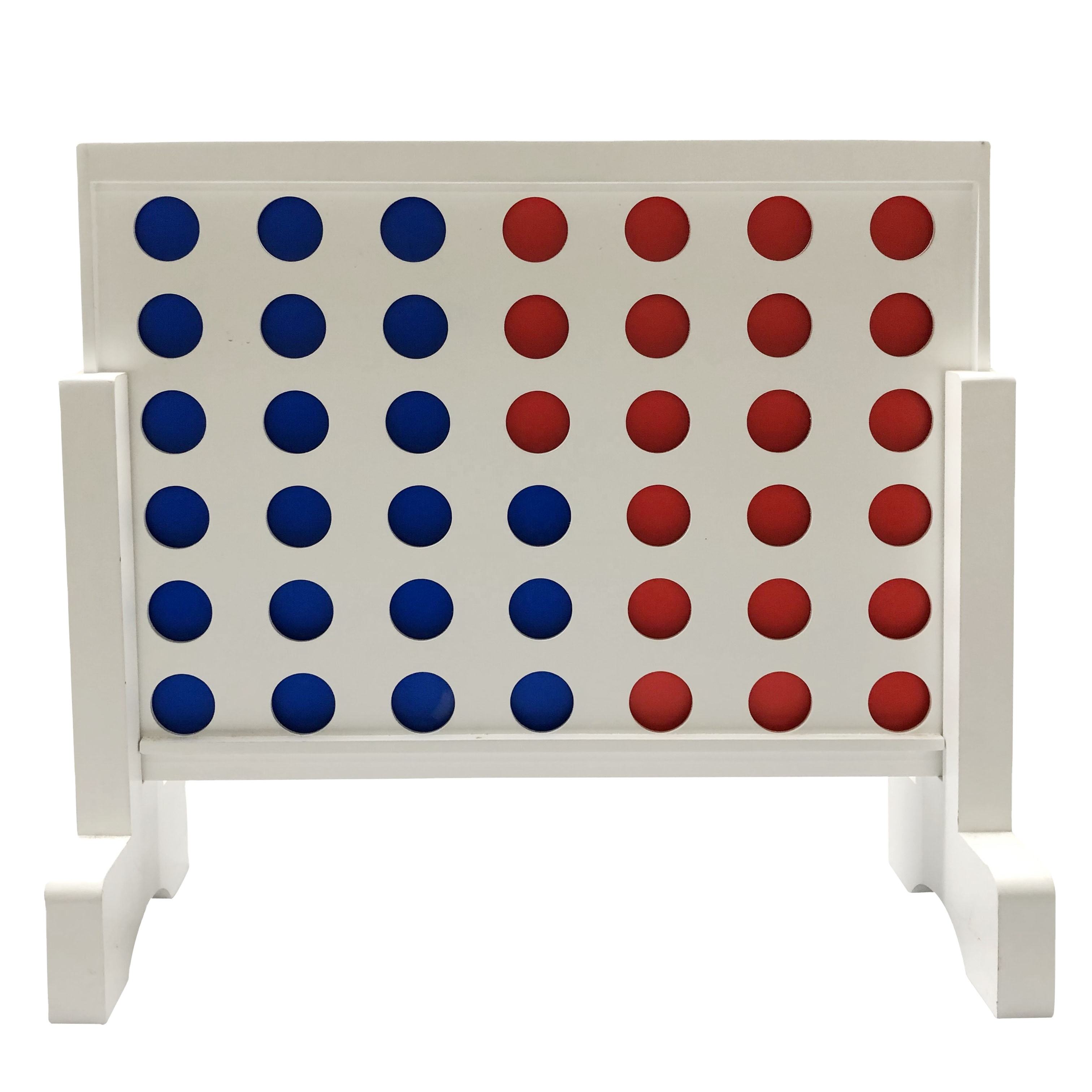 GIANT WOODEN 4 IN 1 ROW GAME Line Up Four Game Jumbo Board Game Classic Toy For Teens Family
