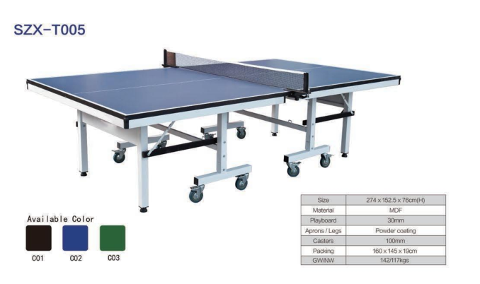 Table tennis table