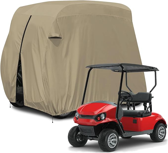 4C - 400D Outdoor Waterproof UV Resistant Golf Cart Covers