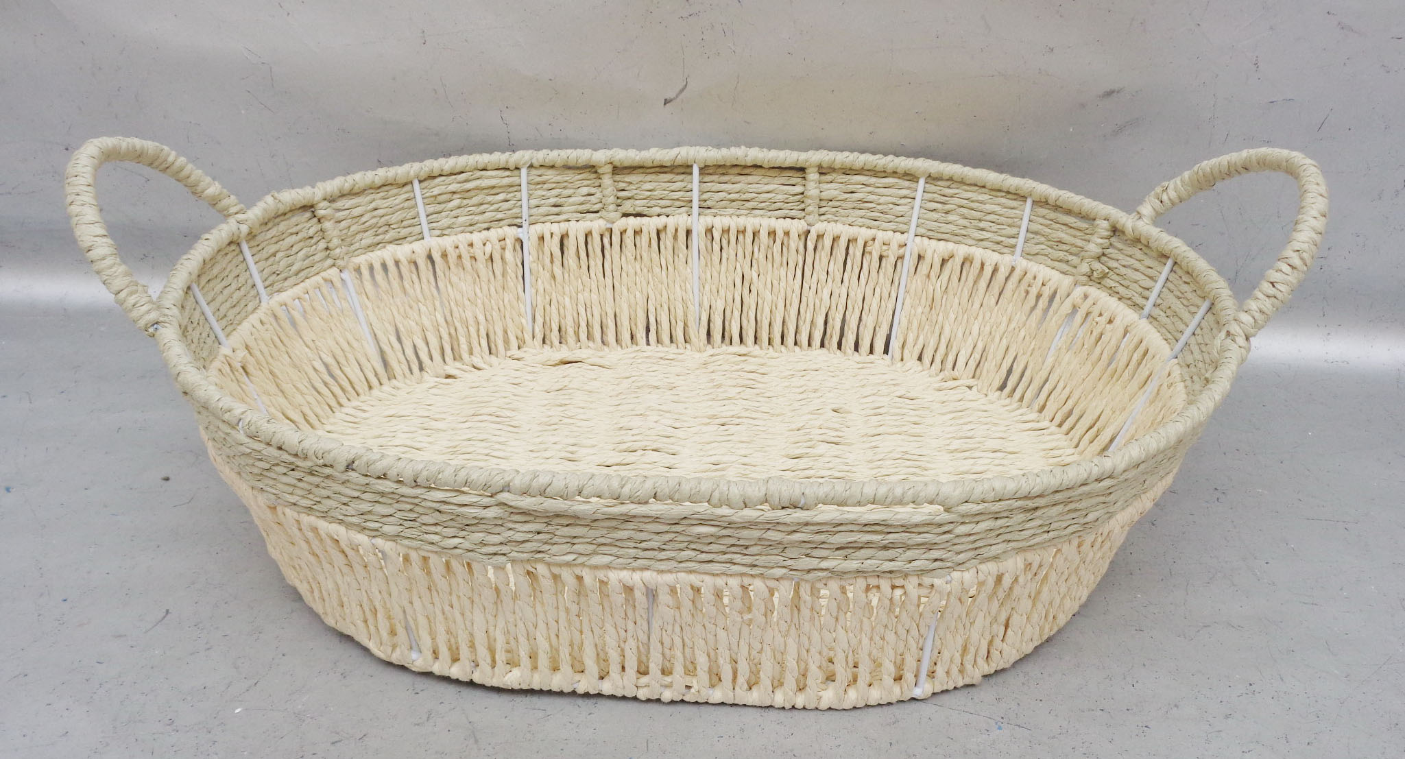 Iron frame paper rope storage plate