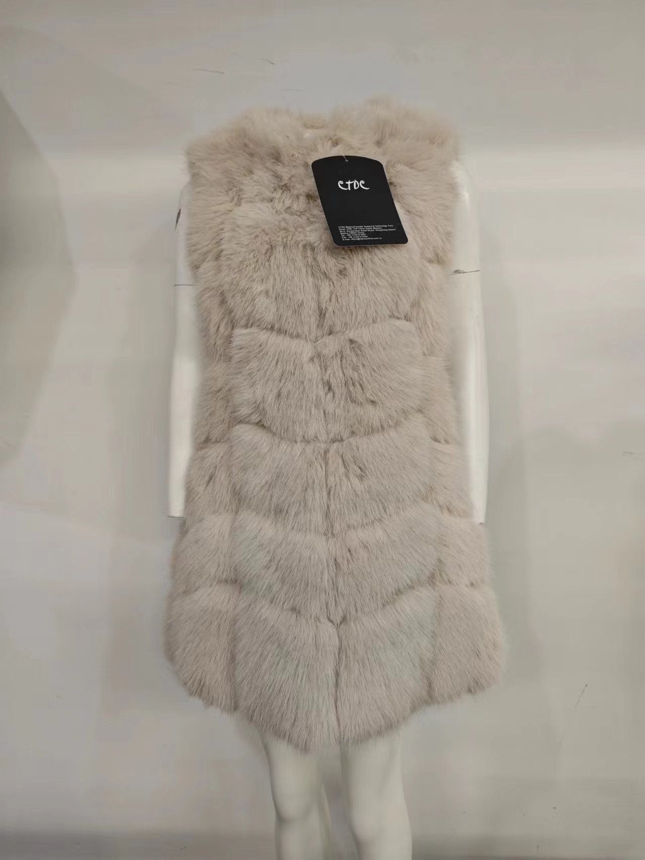 Faux Fur Panelled Gilet