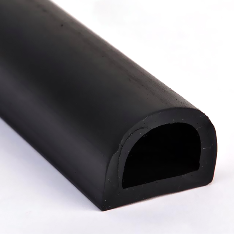 Rubber sealing strip for boat