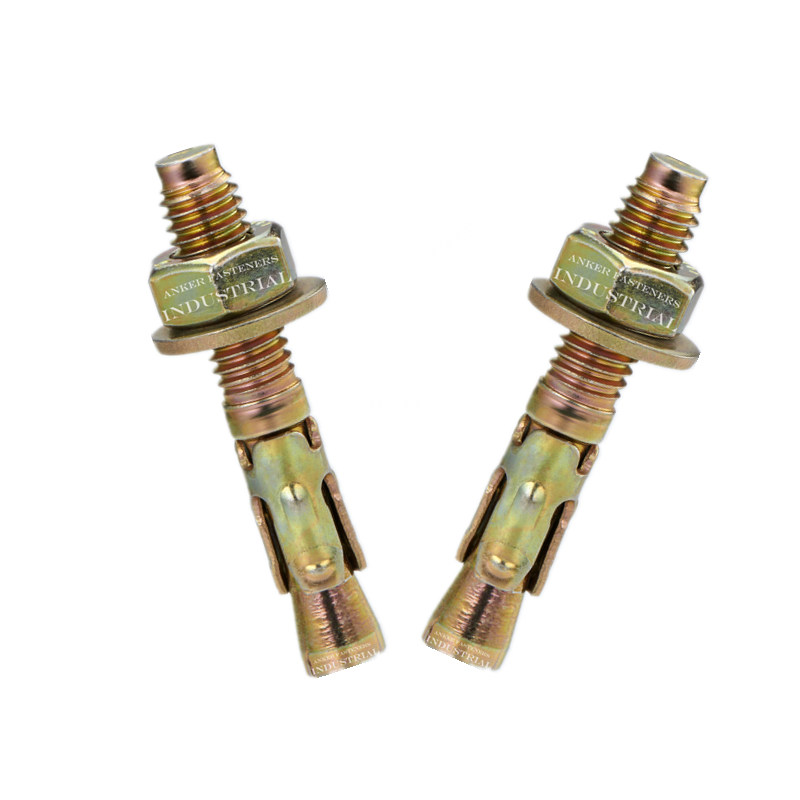 Wedge Anchor Throughbolt Expansion Bolt Concrete Anchor Fastener Carbon Steel China Factory