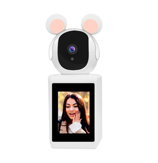 Two-way Video and Audio Camera Indoor with 2.8-inch Screen