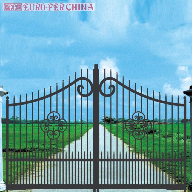 Wrought iron gate European style gate grille gate