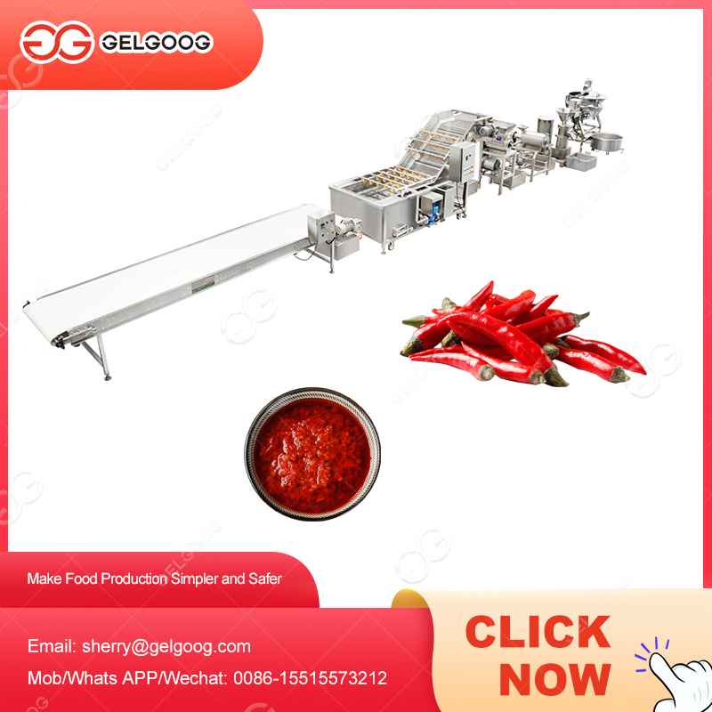 Industrial Hot Chili Sauce Production Line Hot Sale